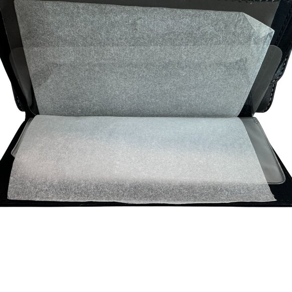 Nine & Co Black Leather Wallet Full Size TriFold NEW OLD STOCK Vintage 90s‎ Tags - Picture 16 of 16